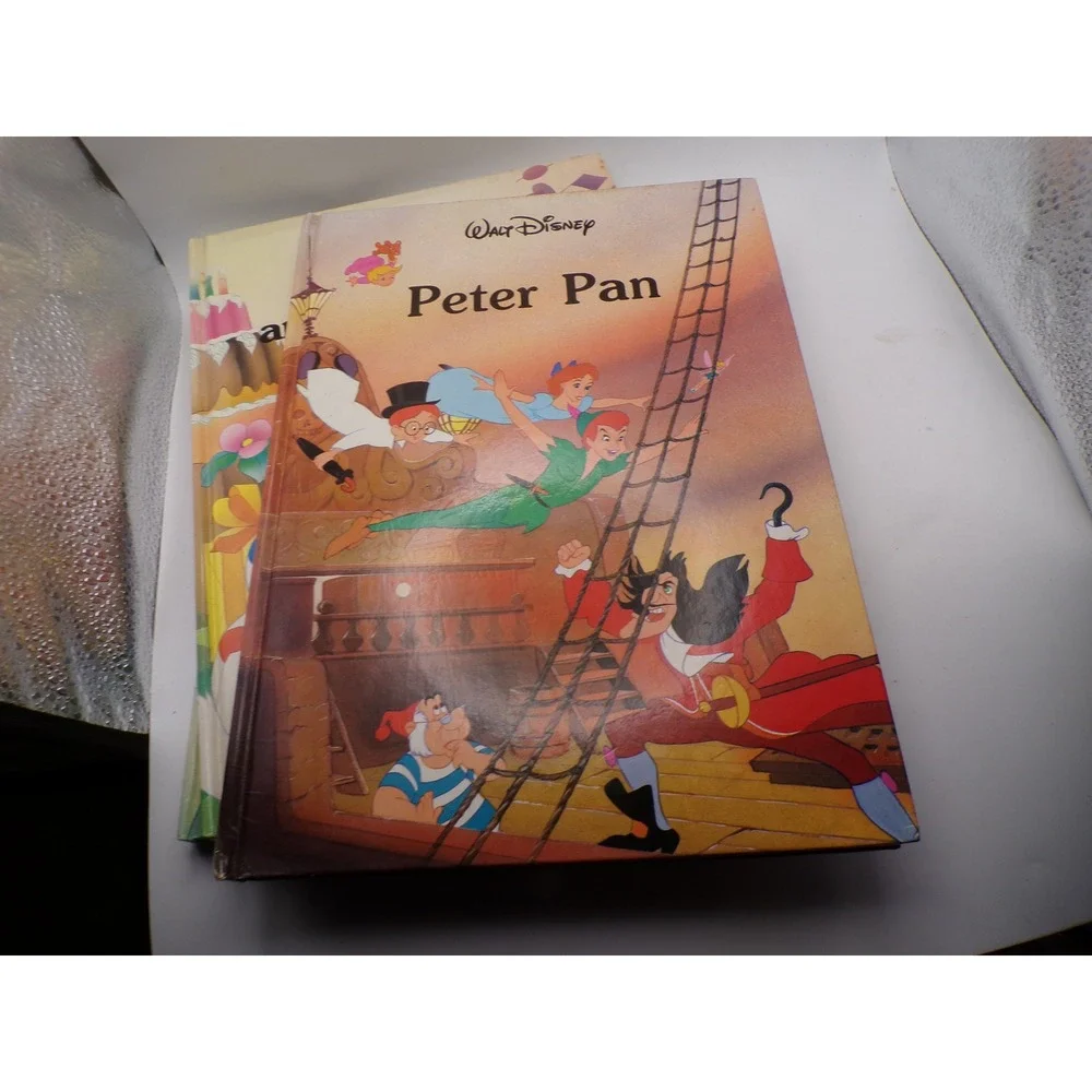 Walt Disney Little Mermaid Peter Pan Donald Friends Children's Books Lot‎
